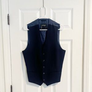 NWOT MENS Topman Navy Blue Suit Vest size US40